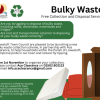 Poster for Bulky Waste Disposal Scheme