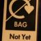 Not for recycling label