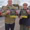 Graham Parker and Wendy Brooks on a section of the A47 in Lowestoft affected by street light outages. Picture: Mick Howes (Image: Mick Howes)