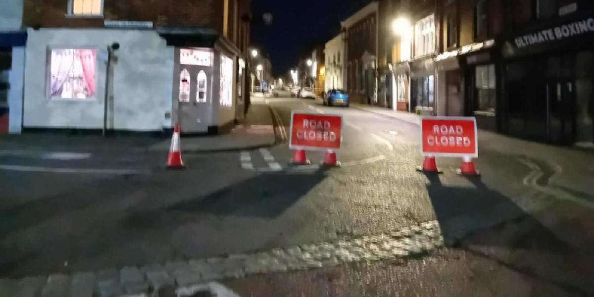 Image: High Street closed