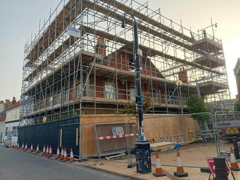  Image: scaffolding almost there