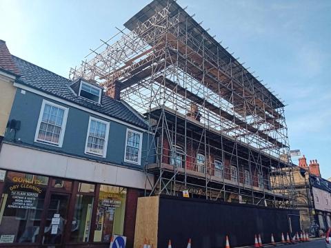  Image: scaffolding almost there