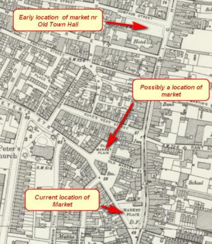 Lowestoft Triangle Market locations