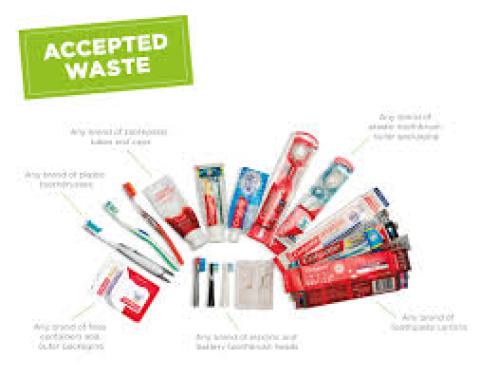 Image of tooth care products