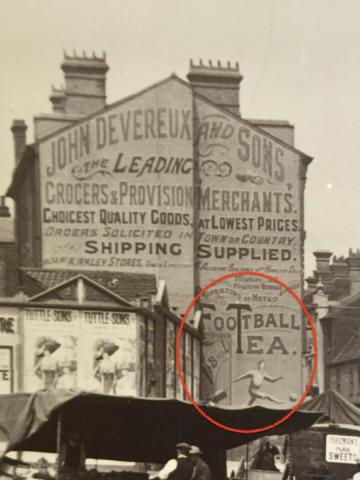 football tea ad
