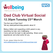 Being a father and supporting a birth is very rewarding but also very challenging. Come and join the team to talk parenting. Share some experiences and what works for you.